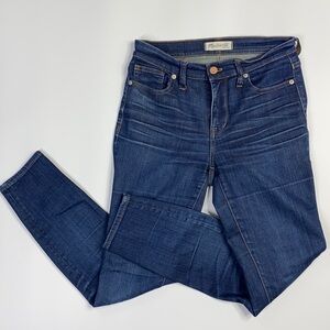 Madewell High Riser Skinny Dark Wash Denim Jeans Size 26